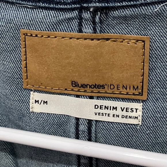 Bluenotes Denim Button Up vest - NWT - Picture 3 of 6
